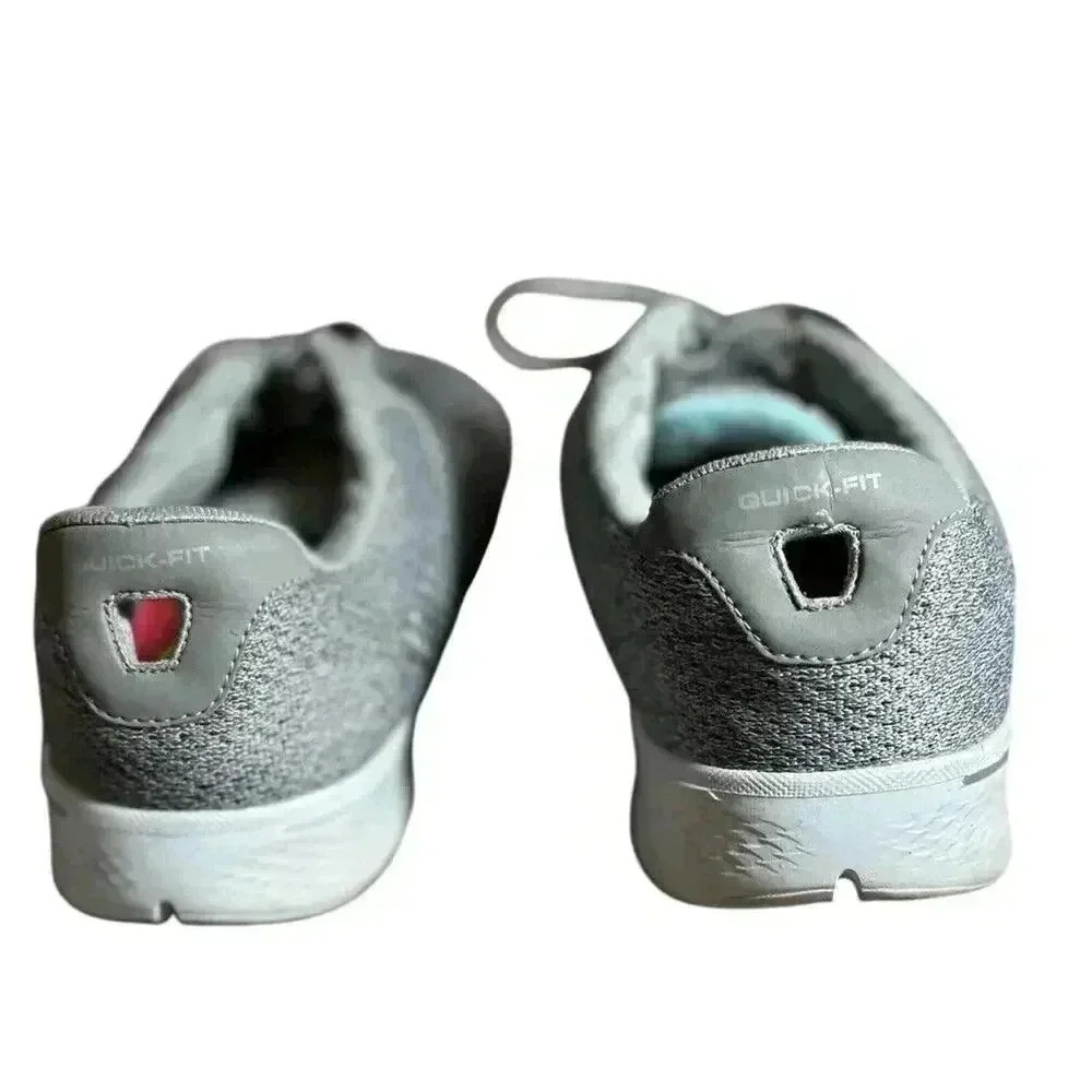Skechers 9.5 Gray Quick Fit Go Walk 4 Gen Size 5 Sneakers Shoe - Picture 5 of 15